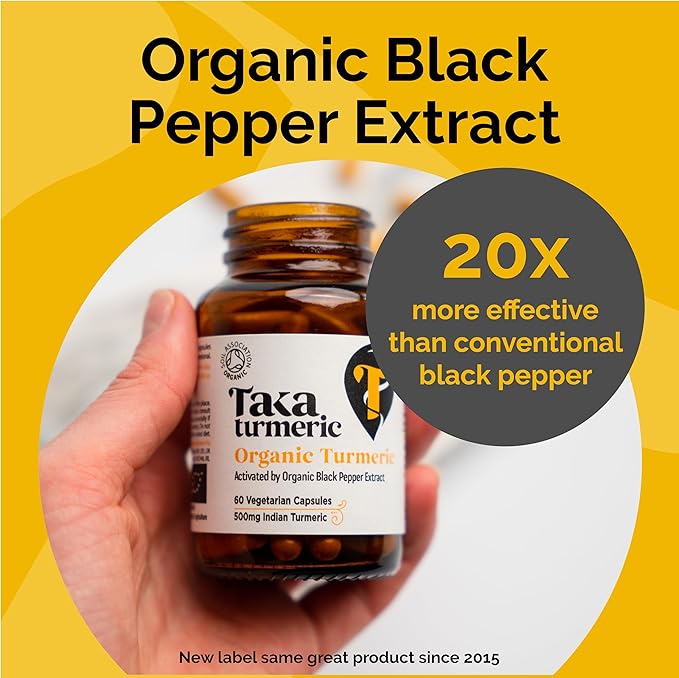 Turmeric &amp Black Pepper Extract 60 Capsule