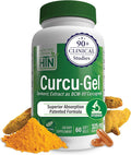 Health Thru Nutrition Curcu-Gel Turmeric Curcumin Complex BCM-95 Softgels 325mg (Pack of 60)