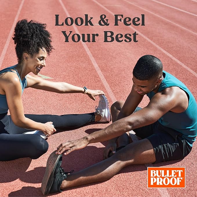 Bulletproof Unflavored Collagen Peptides Powder with MCT Oil 14.3 Ounces Grass-Fed Collagen Protein for Skin Bone and Joint Support Pasture Raised No Added Hormones