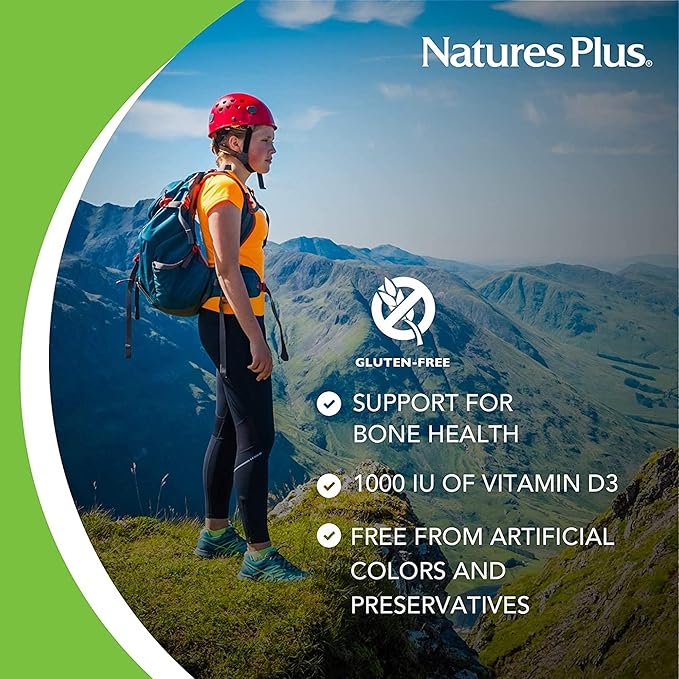 NATURES PLUS Vitamin D3 1000Iu Chew 90 CT
