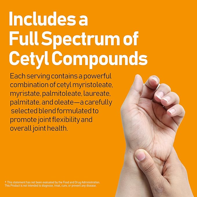 NANOWELL Cetyl Myristoleate Complex CMO Ultra Support for Relief from Joint Discomfort and Stiffness Advanced Joint Mobility &amp Comfort Formula 90 Capsules