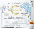 PRIMABIOTIC Liquid Collagen Winter Edition - High Collagen Content [10000 Mg] Per Serving - Hydrolyzed Collagen and 12 Vitamins - Gluten Free- 450 Ml - Pack of 30 Bottles x 30 Ml