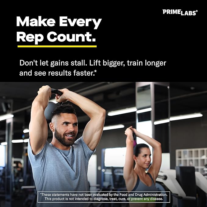 Prime Labs Prime Test + Creatine Capsules