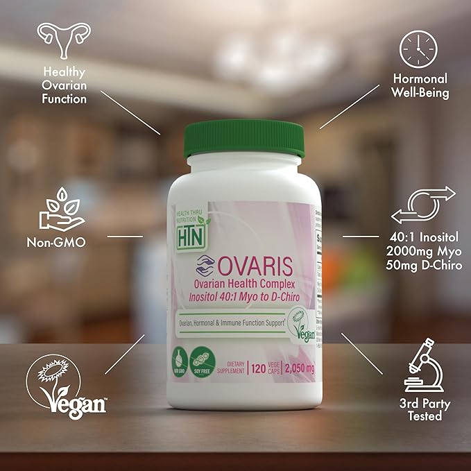 Fertility Support Kit Featuring Ovaris Ovarian Health Complex CoQ10 and PQQ