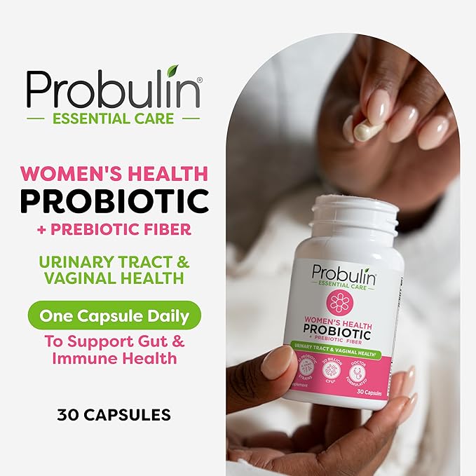 Probulin Women’s + Daily Care Probiotic Bundle – Vaginal Digestive &amp Immune Health – 2-Pack Vegan 10 &amp 20 Billion CFU 30 Count Each