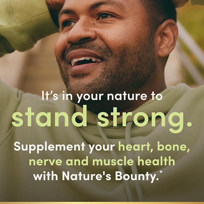 Nature's Bounty Calm Magnesium Glycinate Supplement - High Absorption Magnesium for Relaxed Mood Heart &amp Bone Health 90 Capsules (Pack of 2)