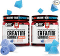 Old School Labs 2-Pack Creatine Monohydrate Gummies - 5g per Serving Best Creatine for Men and Women Gain Muscle Max Absorption Increase Strength Boost Memory Muscle Growth - 120 Vegan Gummies