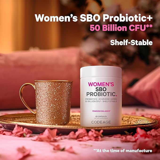 Codeage Women’s Multivitamin Bundle: Women’s Formula &amp Women’s Probiotic Daily Vitamins