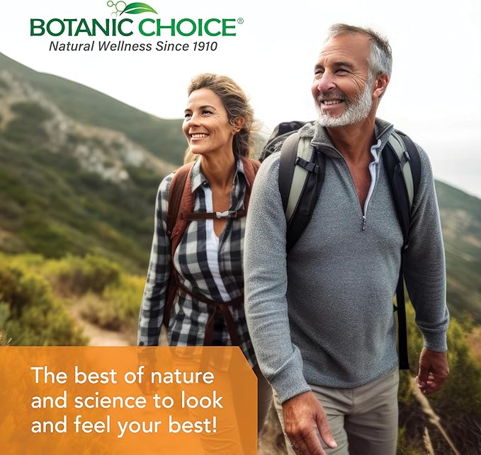 Botanic Choice Super Boron Complex (3mg) - Promotes Bone &amp Prostate Health by Metabolizing Calcium &amp Magnesium - 3 Forms of Boron for Men &amp Women - 2 Pack