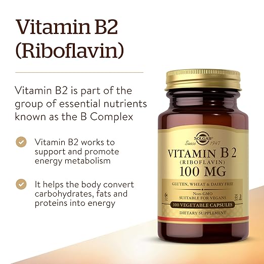 SOLGAR Vitamin B Bundle: B6 25 mg 100 Tablets + Sublingual B12 1000 mcg Nuggets 250 Count + B2 (Riboflavin) 100mg 100 Vegetable Capsules