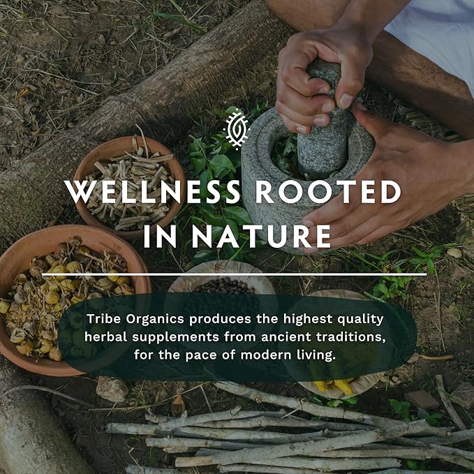 TRIBE ORGANICS Hormonal Wellness Duo - Ashwagandha &amp Shatavari Capsules - Supports Women’s Wellness and Balance