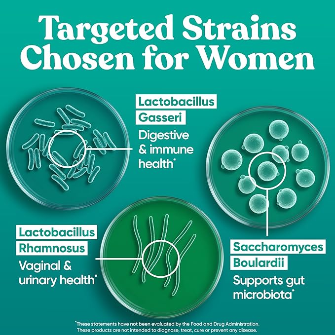 Flourish Probiotics + Prebiotics for Women – Gut and Digestion Urinary Tract Reduce Bloating Vaginal Health – 18 Clinically Proven Strains 14 Billion CFU – 30 Shelf-Stable Mini Vegan Capsules