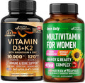NUTRAHARMONY Vitamin D3 K2 &amp Multivitamins for Women Capsules
