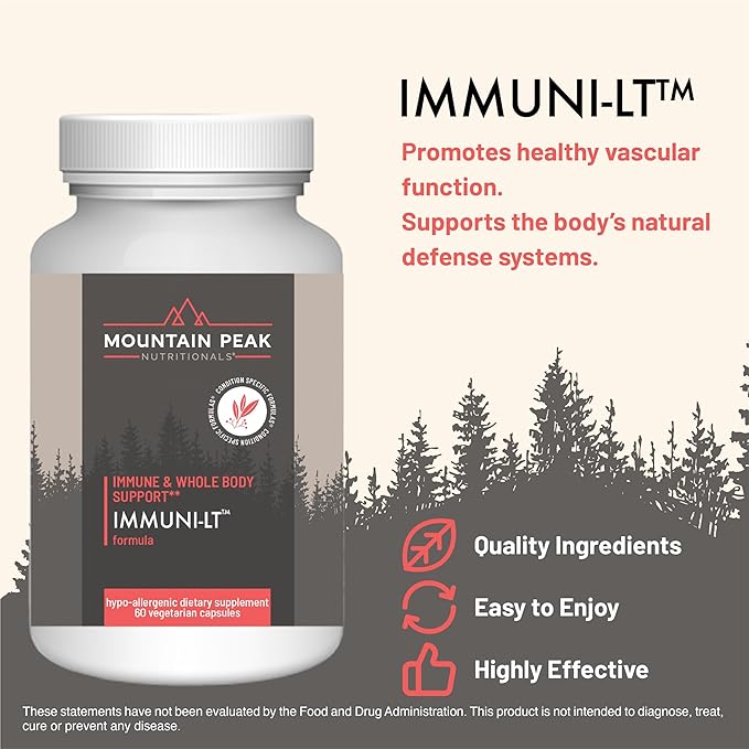 Mountain Peak Nutritionals Ultimate Wellness Combo Pack – Ultra High Multivitamin for Energy &amp Gut Health and Immuni-LT Immune Support Supplement – Hypoallergenic Dietary Supplements for Optimal H