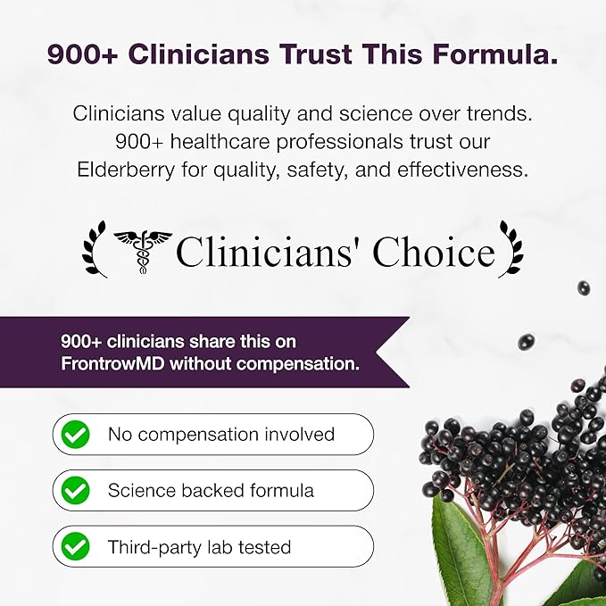 Elderberry Vitamin C and Zinc Capsules for Adults | 360 Count with Quercetin &amp Vitamin D3 | 6-in-1 Immune Support Supplement Pills | Sambucus Black Elderberry Natural Immunity Vitamins | Made in U