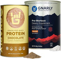 Gnarly Nutrition Gnarly Whey Grass-Fed Protein Supplement Chocolate (32.0oz) Preworkout Mango (14.82oz)