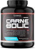 Ultimate Nutrition Carnebolic Hydrolyzed Beef Protein Isolate Powder-Paleo and Keto Friendly-Zero Carbs Zero Fat Zero Sugar or Soy Gluten and Lactose-Free Blue Raspberry 60 Servings