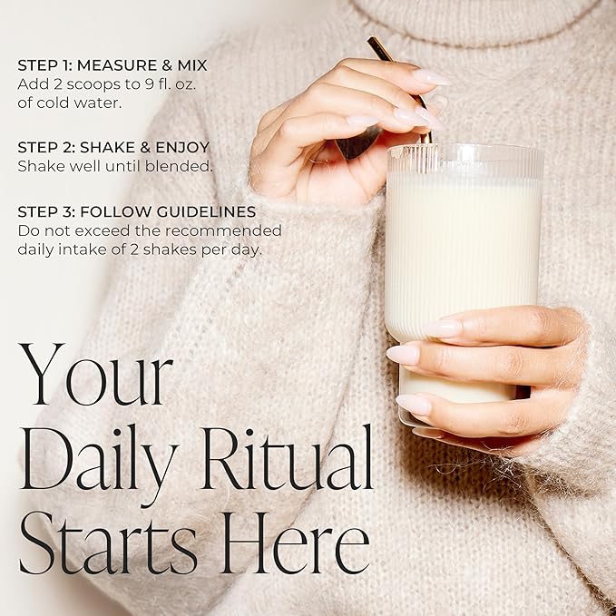 Arbonne Feelfit Pea Protein Shake - Daily Supplement Powder Vegan Protein for Support of Overall Health Energy and Well-Being Vanilla