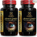 Vision Support - Advanced Eye Health Dietary Supplement Vision Formula with Lutein Eye Supplements for Adults Over 50-2 Bottles 120 Capsules