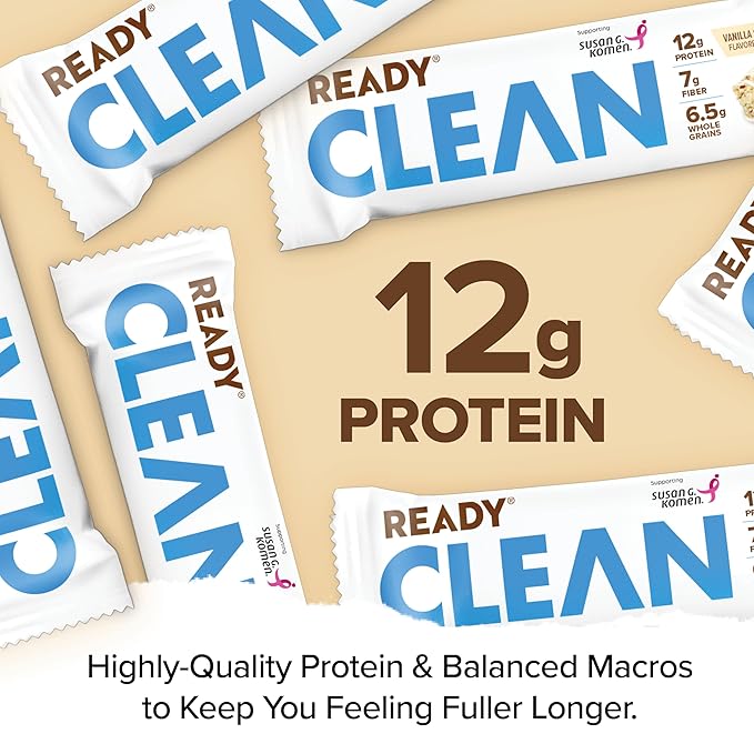 Generic Ready Nutrition Vanilla Swirl Clean Protein Bar (In ABOLABAN Packaging With Sticker) (3 Packs/15 Count)