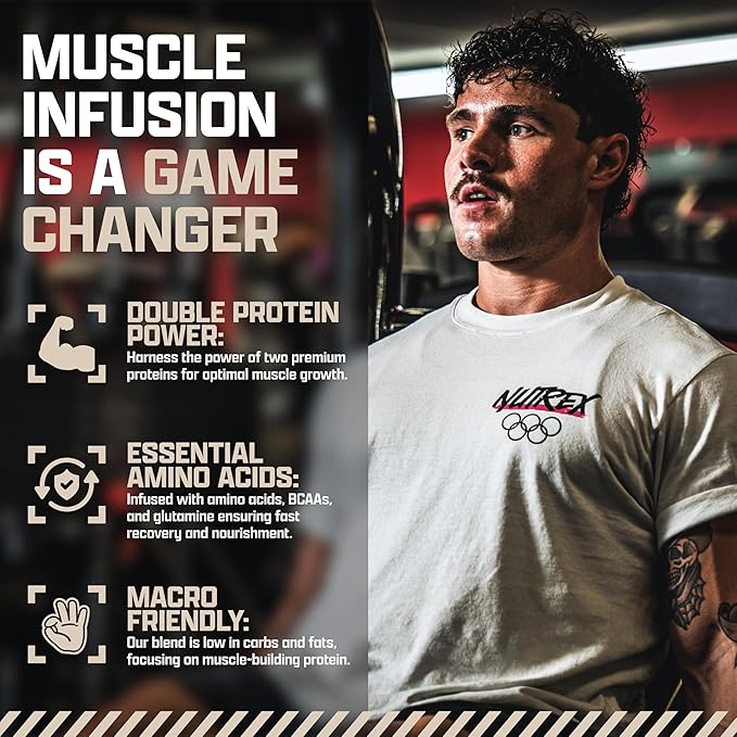 Nutrex Research Vanilla Whey Protein Powder | 5 Ib Tub of Isolate Protein | w/EAA &amp Hi BCAA for Muscle Gain | Muscle Builder for Men &amp Women | Sports Nutrition | Delicious Taste and Texture