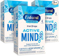 Enfamil Fer-in-Sol Iron Supplement Drops for Infants &amp Toddlers Supports Brain Development 50 mL Dropper Bottle Pack of 3