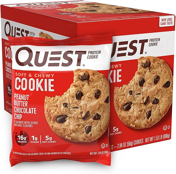 Quest Nutrition Protein Treats Bundle - Peanut Butter Cups Cookies and More (12 + 12 + 12 Count)