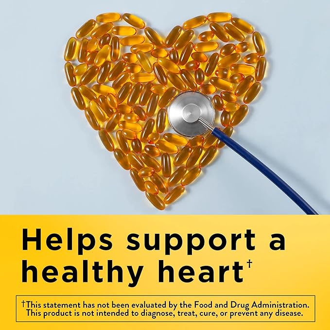 Fish Oil 1200mg Omega-3 300 Softgels Fish Oil for Healthy Heart Support 150 Day Supply
