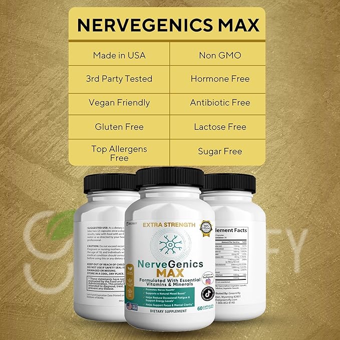 NerveGenics Max 60 Capsules 30-Day Supply (1)