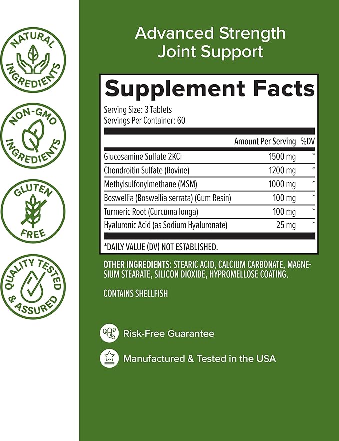Zenwise Health Energy &amp Mobility Boost Bundle - Joint Support + Green Tea Extract - Features MSM Glucosamine &amp Chondroitin for Extra Strength Relief - Plus Vitamin C - Immune &amp Metabolism