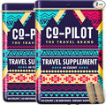 Supplement 2 Pack: Jet Lag Prevention + Ashwagandha Rhodiola D3+ for Immune Support Energy Digestive Health | Airplane Travel Essentials Multivitamin | Vegan | 120 Count