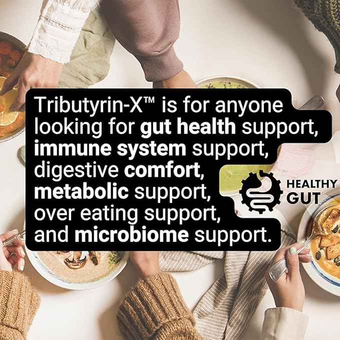 Healthy Gut Tributyrin-X Biome Builder 90 Softgels and Magnesium-HP 90 Capsules