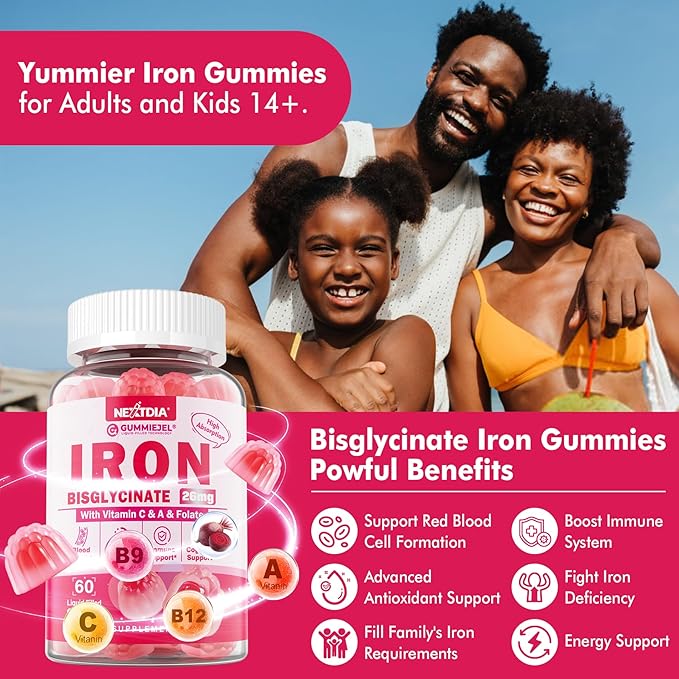 B12 Vitamins 10000 mcg 2 Pack + Vegan Iron Filled Gummies 1 Pack
