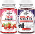 Iron Gummies Supplement for Adults &amp Kids | Shilajit Himalayan Gummies | Bundle