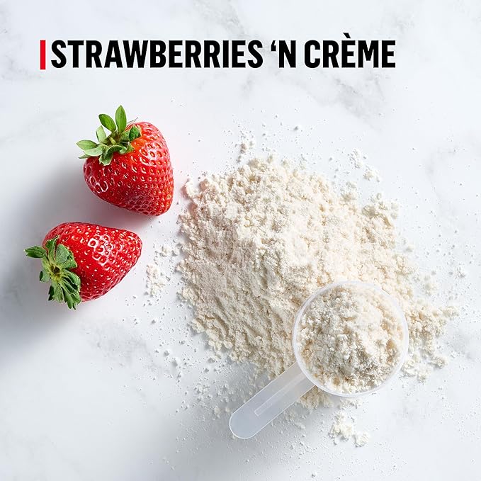 Muscle Milk Genuine Protein Powder Strawberries 'N Crème 32g Protein 4.94 Pound