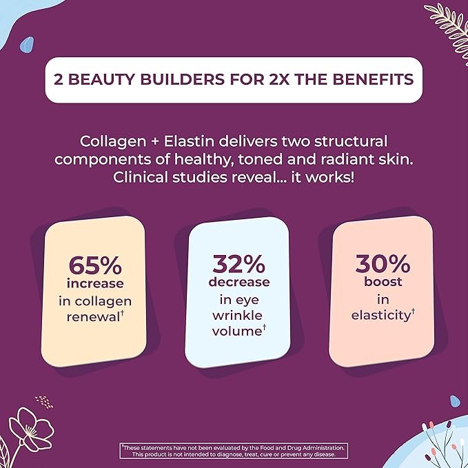 Body Kitchen Collagen + 250 mg Elastin – Supports Skin Hydration Elasticity &amp Healthy Aging Unflavored Powder (30 Servings)