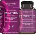 Reserveage Beauty Resveratrol 500 mg Antioxidant Supplement for Heart and Cellular Health Supports Healthy Aging and Immune System Paleo Keto 60 Capsules