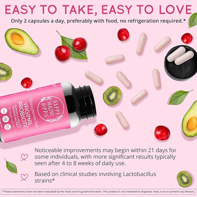 Happy Healthy Hippie Vaginal Probiotics for Women &amp Be Grounded Stress Relief