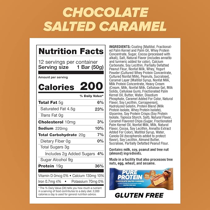 Pure Protein Bars High Protein Nutritious Snacks to Support Energy Low Sugar &amp Bars High Protein Nutritious Snacks to Support Energy Low Sugar Gluten Free