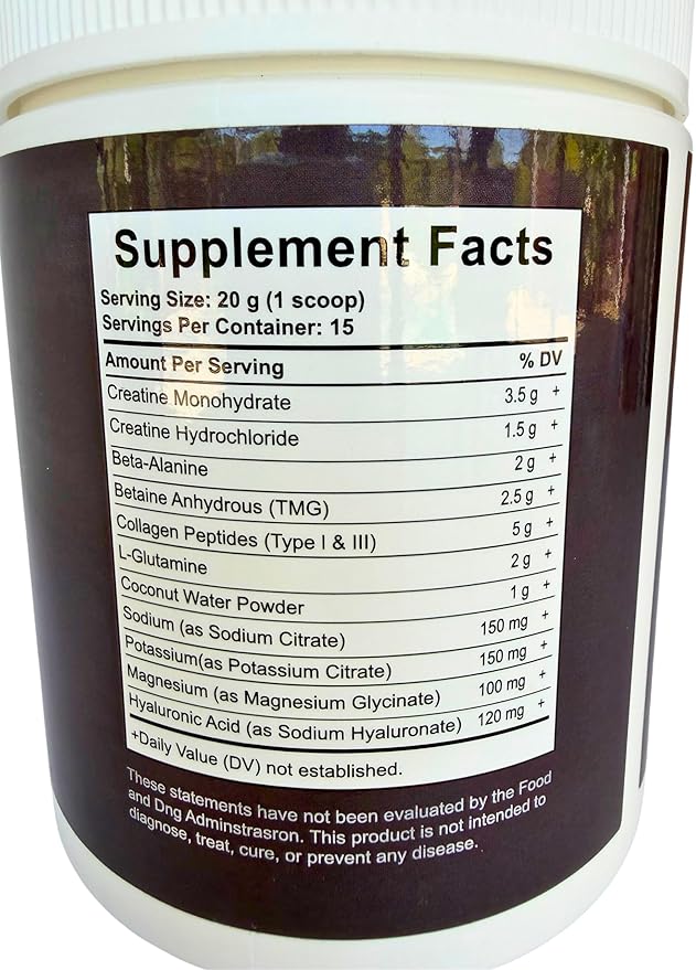 All-in-One Strength Matrix – Dual Creatine Collagen Peptides &amp Hydration in One Complete Performance Formula
