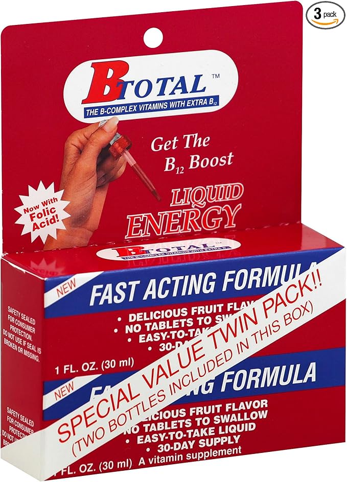 Sublingual B Total Twin Pack 1 oz (Pack of 3)