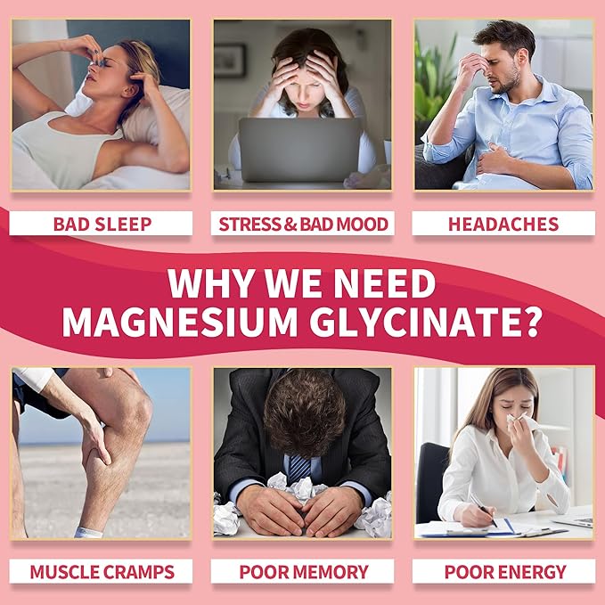 Magnesium Glycinate Gummies 400mg Sugar Free Magnesium Supplement w/Ashwagandha Zinc Vegan Magnesium Glycinate Supplement for Adults - 120 Cherry Gummies