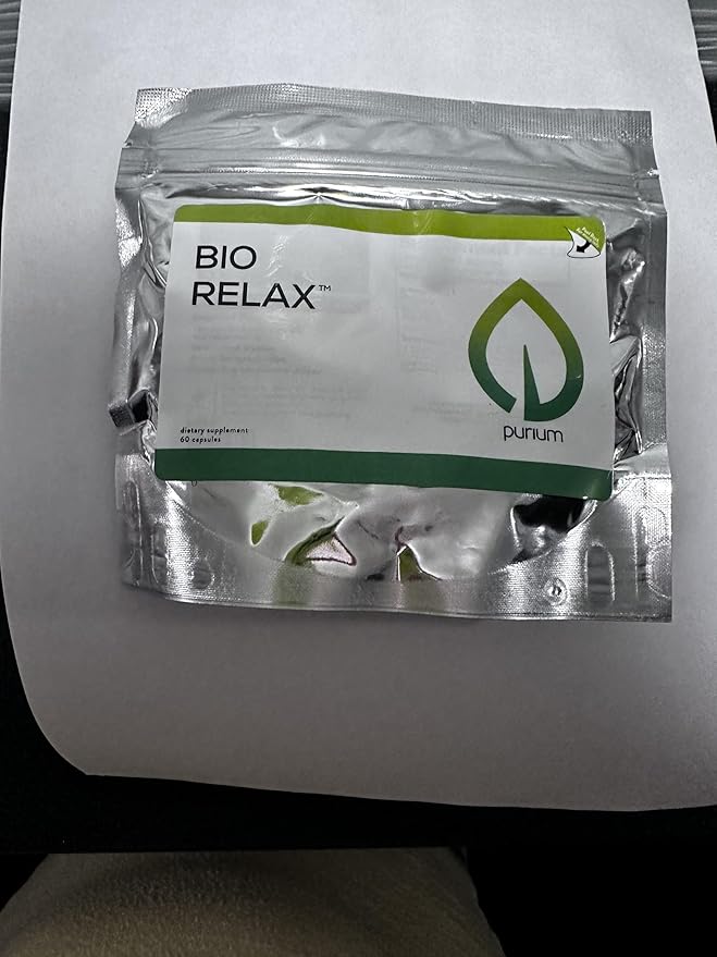 Purium Bio Relax 60 Capsules - Non Melatonin Sleep Aid