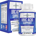 Uric Acid 14-in-1 Support Supplement | 1-Month Supply | Uric Acid Health Supplements | 60 Capsules