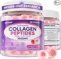 2 Pack Collagen Gummies for Women &amp Men 3000mg Hydrolyzed Collagen Peptides with Antioxidant Blend &amp Digestive Enzymes Multi Collagen (Type IIIIIIVX) for Anti-Aging Hair Skin NailsSu