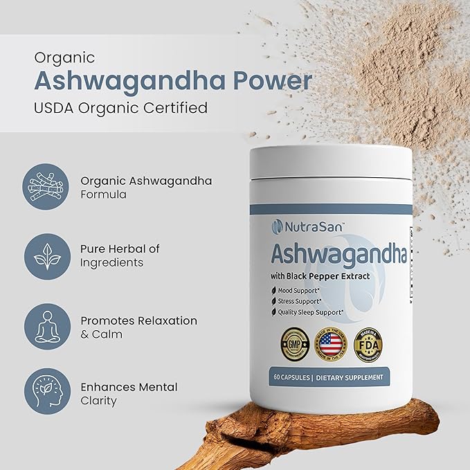 Ashwagandha 600mg Capsules &amp Turmeric Curcumin Bundle – Ashwagandha Root Extract with Black Pepper with Turmeric 900mg Curcuminoids Capsules