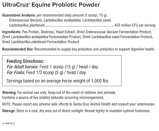 UltraCruz® Equine Probiotic Powder 5 lb