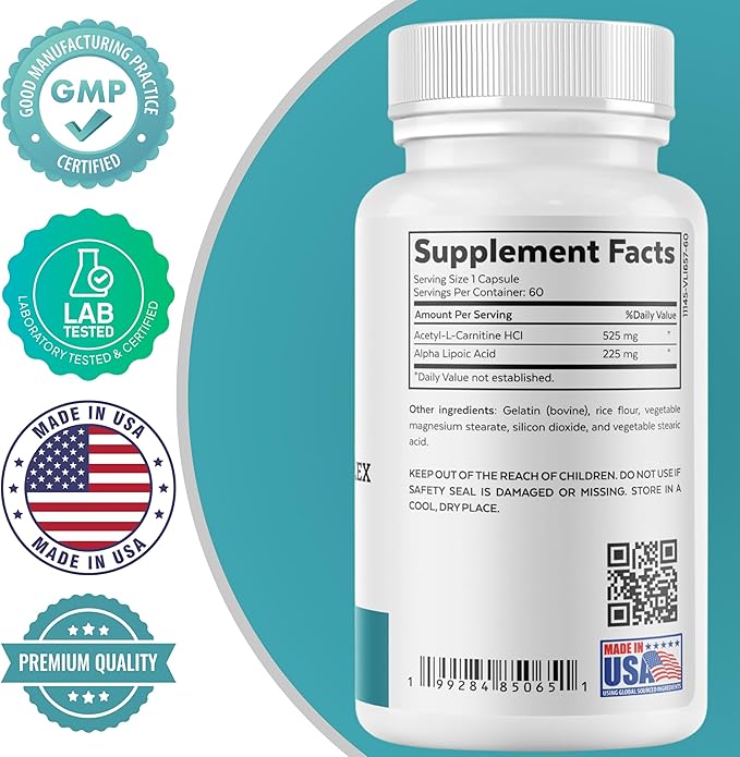 ALA &amp ALC Complex + Vitamin D3 K2 Bundle | Energy Metabolism Cognitive Support Bone Strength Immune Health &amp Daily Wellness