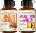 Turmeric Curcumin with Black Pepper Extract &amp Multivitamin for Women