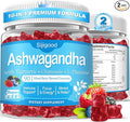 180 Count | Ashwagandha Gummies–Ashwagandha Supplements with L-Theanine &amp GABA–Support zzZ M♡♡d Relaxation Daily Balance Mind-Body Wellness for Women &amp Men